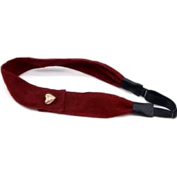 A5  Fashion Cordury Gold button Flat Band Large Hair headband Baby Mini clip Kids School Hair Accessories hairband