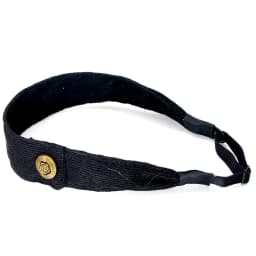A5  Fashion Cordury Gold button Flat Band Large Hair headband Baby Mini clip Kids School Hair Accessories hairband