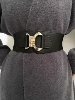 Women's Korean Retro Elastic Adjustable Decorative Waist Cincher, Versatile High-Quality Uncommon Wide Belt