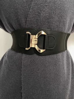 Women's Korean Retro Elastic Adjustable Decorative Waist Cincher, Versatile High-Quality Uncommon Wide Belt