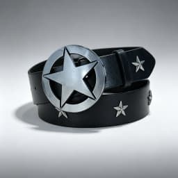 Subculture Harajuku Style Punk Studded Cross Belt Burst Pattern Hip Hop Street Style Men's Belt Rock Party Music Festival Belt