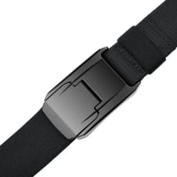 38mm Wide/ 1-1/2 in Black Elastic Tactical Belt for Men Stretch Jeans Designer Fashion Belt Adjustable Buckle Unisex Waist Belt