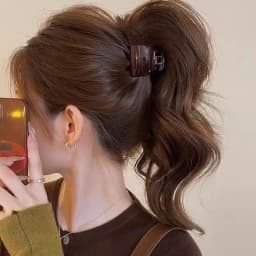 High End Tortoiseshell Hair Clip. High Ponytail Fixed Artifact. Long Lasting Styling of Temperament Hair Accessories