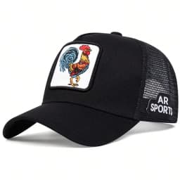 Fashion Trucker Caps With Embroidery Animals Patch Four Seasons Snapback Baseball Cap For Men Women Adjustable Visor Hat
