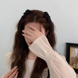 1/2 Pcs Black Fabric Bowknot Hair Claw Clips Women Cute Small Double-sided Acrylic Bangs Shark Clip Hairpins Accessories Sets