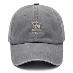 Men's Simple Retro Baseball Caps Wash for Outdoor Sports and Street Style Solid Color and Distressed Look for Men's Workout