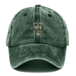 Men's Simple Retro Baseball Caps Wash for Outdoor Sports and Street Style Solid Color and Distressed Look for Men's Workout