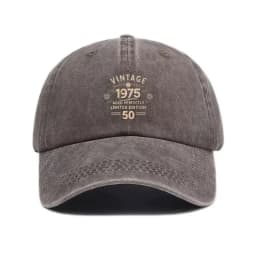 Men's Simple Retro Baseball Caps Wash for Outdoor Sports and Street Style Solid Color and Distressed Look for Men's Workout