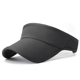 Summer flat top batten outdoor hat with edging and patchwork mesh sun hat, sweat-absorbing hat, all-in-one running hat