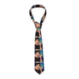 Necktie Dragon Ball Vegeta Blue Goku Men Silk Polyester 8 cm Wide Neck Ties for Mens Daily Wear Cravat Wedding Party