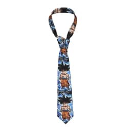 Necktie Dragon Ball Vegeta Blue Goku Men Silk Polyester 8 cm Wide Neck Ties for Mens Daily Wear Cravat Wedding Party