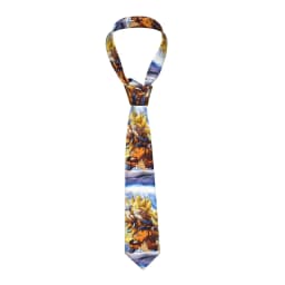Necktie Dragon Ball Vegeta Blue Goku Men Silk Polyester 8 cm Wide Neck Ties for Mens Daily Wear Cravat Wedding Party