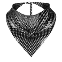 Sequined Scarves for Night Club Party Bandanas Punk Neck Scarf Stage Performances Necklace Shimmering Headscarf Neckwear