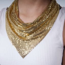 Sequined Scarves for Night Club Party Bandanas Punk Neck Scarf Stage Performances Necklace Shimmering Headscarf Neckwear
