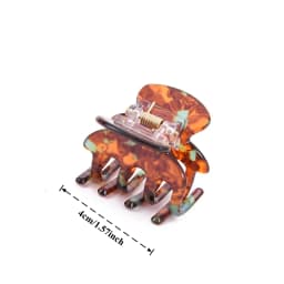 1PC Acetate Tortoiseshell Toned Leopard Barrettes Mini Hair Pins for Women Bangs Hair Claw Clips Fashion Head Accessories