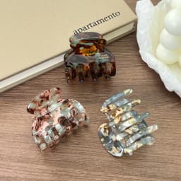 1PC Acetate Tortoiseshell Toned Leopard Barrettes Mini Hair Pins for Women Bangs Hair Claw Clips Fashion Head Accessories