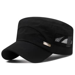 Hat Men's Summer Sunshade Korean Edition Versatile Outdoor Breathable Mesh Hat New Sunscreen Thin Adjustable Flat Top Hat
