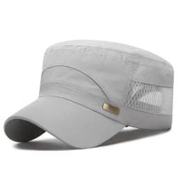Hat Men's Summer Sunshade Korean Edition Versatile Outdoor Breathable Mesh Hat New Sunscreen Thin Adjustable Flat Top Hat