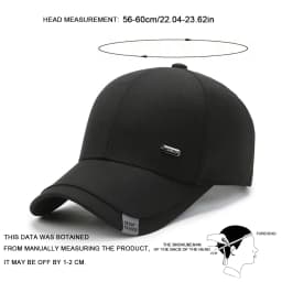 Unisex Small Iron Label Baseball Caps Spring Autumn Outdoor Adjustable Casual Hats Sunscreen Hat Sports Cap