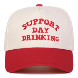 Unisex SUPPORT DAY DRINKING Embroidery Baseball Caps Spring Autumn Outdoor Adjustable Casual Hats Sunscreen Hat Sports Cap