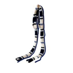 Korean Style Stripe Woolen Scarf Slim Knitted Y2K Girl Scarf Warm Neck Skinny Scarf Autumn Winter