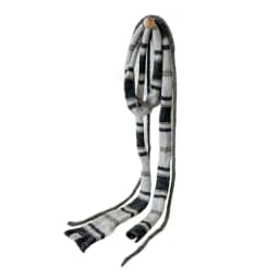 Korean Style Stripe Woolen Scarf Slim Knitted Y2K Girl Scarf Warm Neck Skinny Scarf Autumn Winter