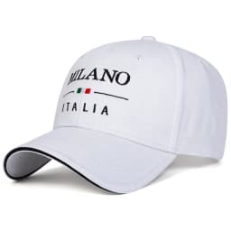 Unisex MILANO ITALIA Letter Embroidery Baseball Caps Spring Autumn Outdoor Adjustable Casual Hats Sunscreen Hat Sports Cap