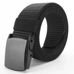 1pcs Belt Canvas Tactical Outdoor Men's And Women's Belt Pants Belt Nylon Versatile Casual Student Belt Quick Release Buckle