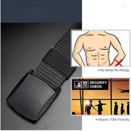 1pcs Belt Canvas Tactical Outdoor Men's And Women's Belt Pants Belt Nylon Versatile Casual Student Belt Quick Release Buckle
