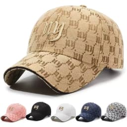 Unisex NY Lettter Embroidery Baseball Caps Spring and Autumn Outdoor Adjustable Casual Hats Sunscreen Hat Sports Cap