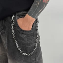 Fashion Punk Pants Wallet Chain Y2K Harajuku Hipster Jeans Chain Goth Hip Hop Metal Trousers Chain For Women Man