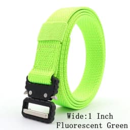 Kids Tactical Belt 25mm Quick Release Adjustable Metal Buckle Military Style for Boys And Girls Children's Belt with Metal Clasp