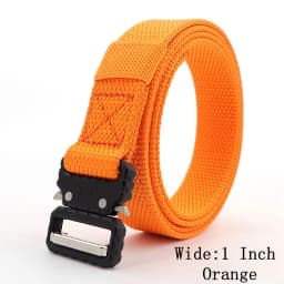 Kids Tactical Belt 25mm Quick Release Adjustable Metal Buckle Military Style for Boys And Girls Children's Belt with Metal Clasp