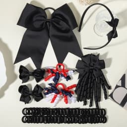 52/57PCS Girls' Bow Hair Accessories Set, for Children, Babies, and Girls' Bow Hair Clips, Headbands, and Headband Decorations