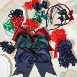 52/57PCS Girls' Bow Hair Accessories Set, for Children, Babies, and Girls' Bow Hair Clips, Headbands, and Headband Decorations