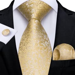 Men's Formal Ties Wedding Accessories Striped Floral Paisley Neck Tie Set Handkerchief Cufflinks Gift For Men