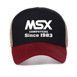 New MSX computer since 1983 baseball cap summer man women graphic anime Snapback hats outdoor adjustable Breathable sun hats