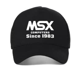 New MSX computer since 1983 baseball cap summer man women graphic anime Snapback hats outdoor adjustable Breathable sun hats