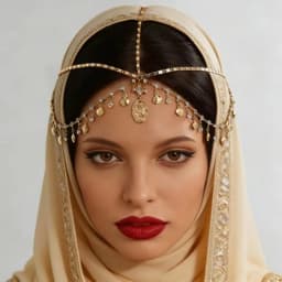 Bohemia Headband Shell Tassel Crystal Hair Accessory Chain Jewelry Women Girls Metal Head Chain Headpiece For Party Wedding