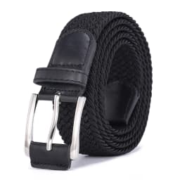 Casual Men's And Women's Woven Elastic Belt Outdoor Sports Stretch Jeans Designer Fashion Accessory for Men And Women