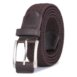Casual Men's And Women's Woven Elastic Belt Outdoor Sports Stretch Jeans Designer Fashion Accessory for Men And Women