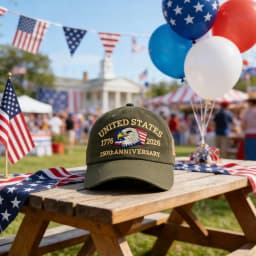 American Flag Eagle Embroidered Baseball Cap Classic Sun Protection Trucker Hat for Women Outdoor Sports Daily Wear