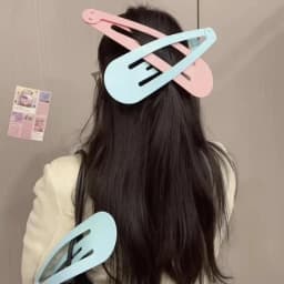 Oversized Teardrop Shaped Hair Clips INS Style Bangs Holding Clips Hairpin Stylish Practical Hair Bag Decor Gifts for Daily Life