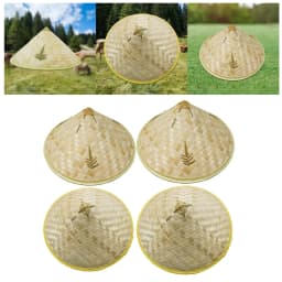 Handcrafted Bamboo Sun Hat for Adults - Stylish and Headwear for Summer