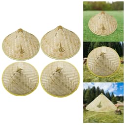 Handcrafted Bamboo Sun Hat for Adults - Stylish and Headwear for Summer