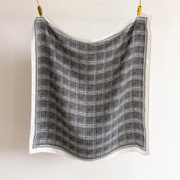 90*90Cm Square Scarf Cotton Linen Feeling Women Head Shawl Wraps Luxury Hairband Stripe Print Neck Scarves Hijab Bandana Pareo