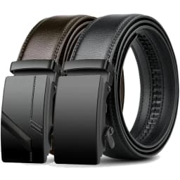 Fashion Automatic Buckle Belt Large Size 105-140 150 160 170cm Belt Male PU Leather Waist Straps Male Jeans Waistband for Men