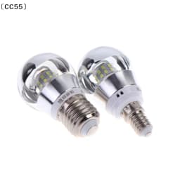 LED Mirror Bulb Half Silver Filament Led 5W E27/E14 Base 360 Degree Angle Warm White Neutral Light Ball Lamp Decoration〔CC55〕