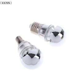 LED Mirror Bulb Half Silver Filament Led 5W E27/E14 Base 360 Degree Angle Warm White Neutral Light Ball Lamp Decoration〔CC55〕