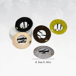 Creative Flat Pancake Hair Claw Clip, Sports Non-Slip Bun Holder, Comfortable No-Pull Hair Accessory for Women, Ideal for Daily